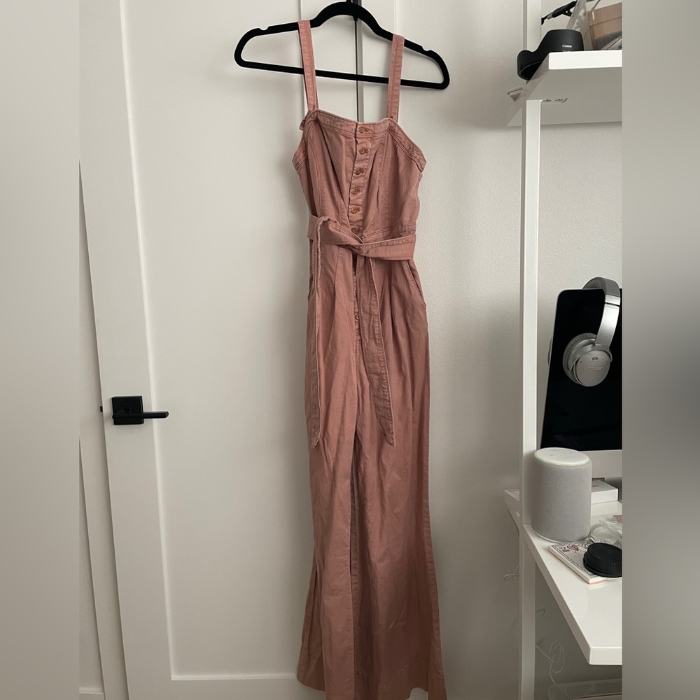 Pilcro Wide Leg Overalls